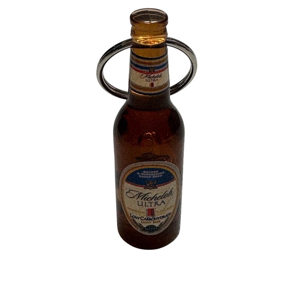 Michelob Ultra Other - Michelob Ultra Beer Bottle Keychain with Integrated Bottle Opener Brown 3 Inch